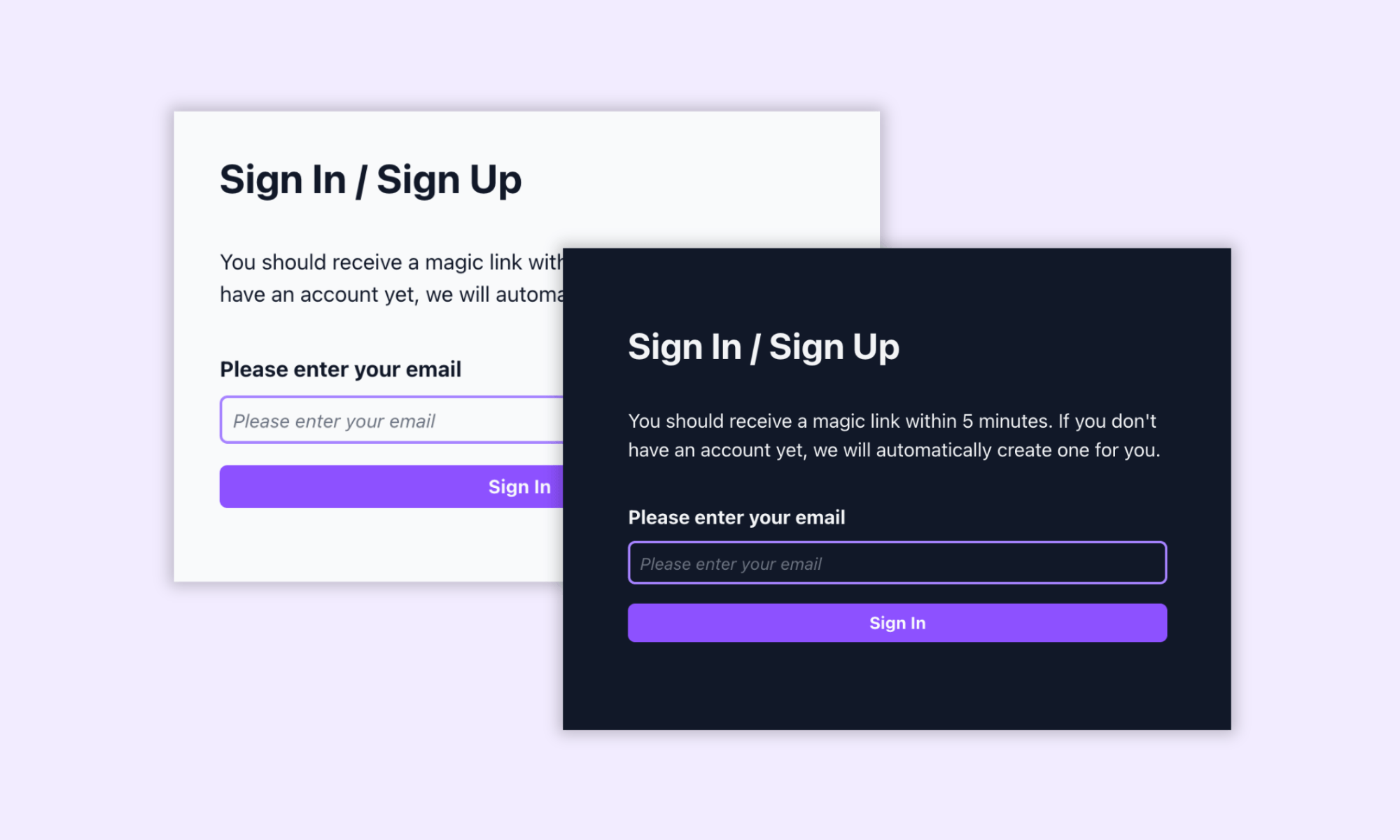 Sign In Form