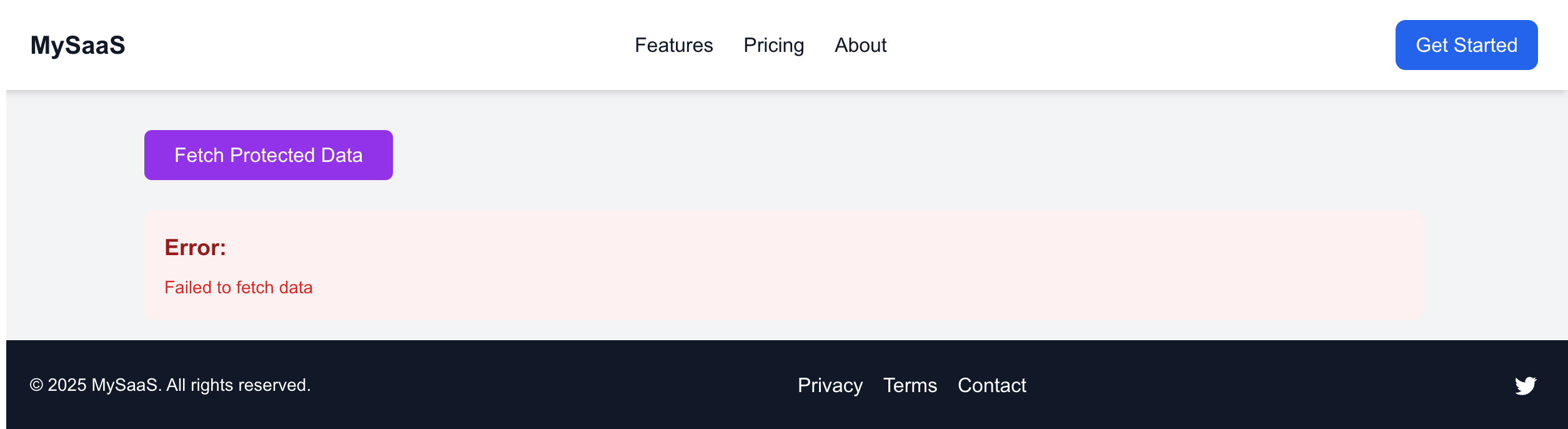 API not verified