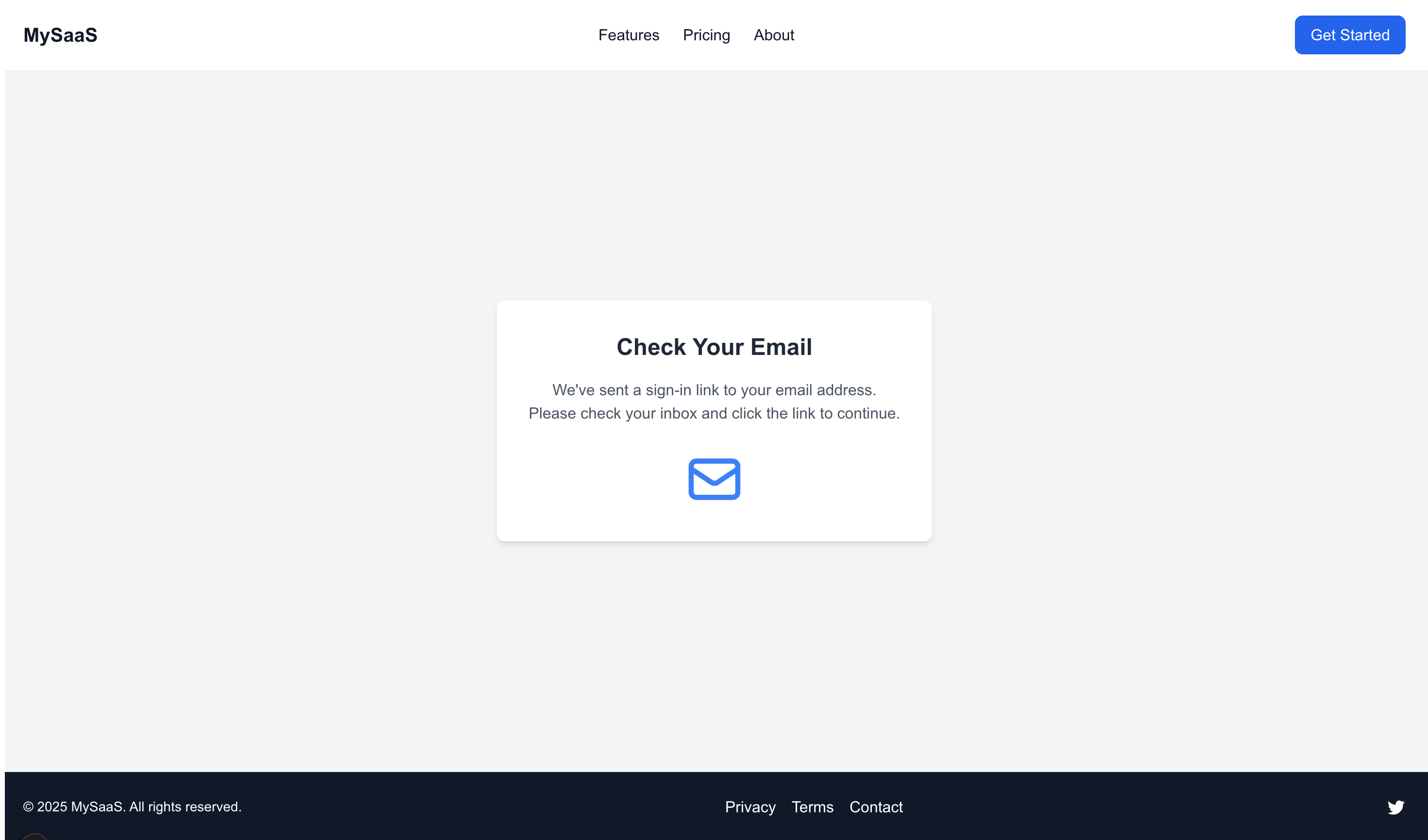 Custom Check Your Email
