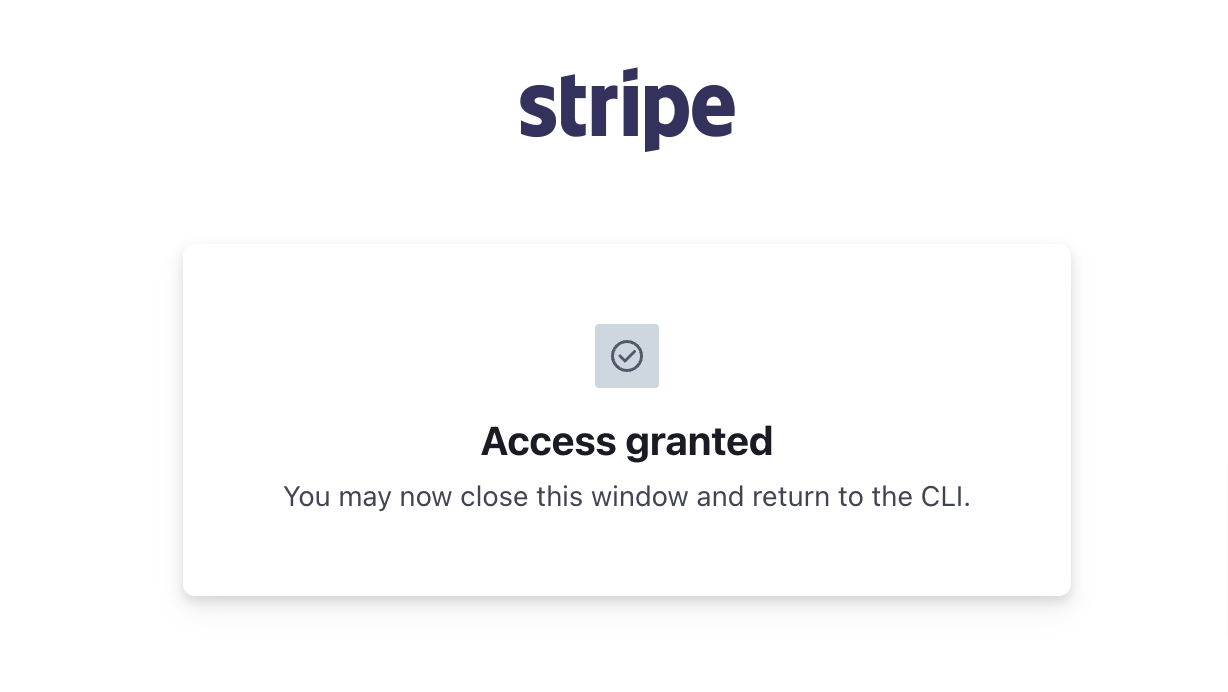 Access granted