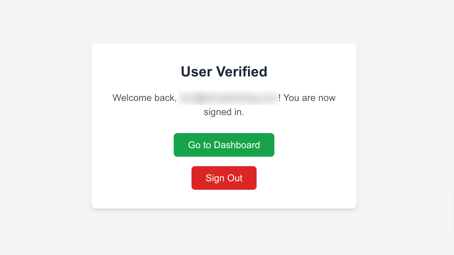 User Verified with GitHub