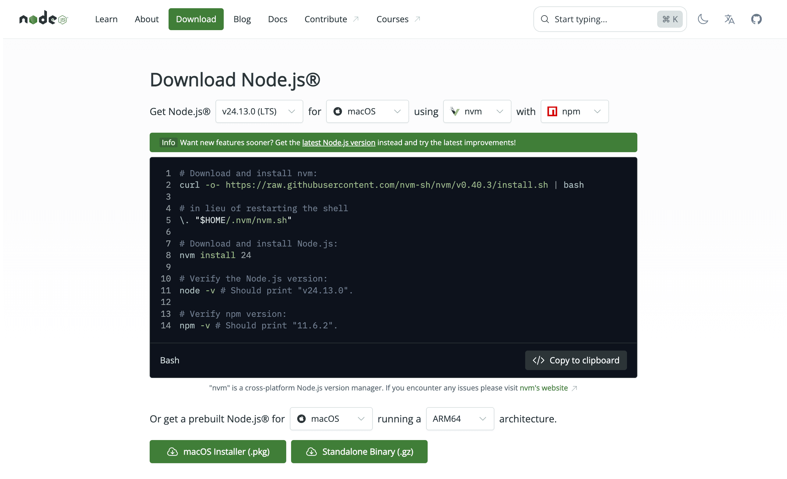 Node.js Download