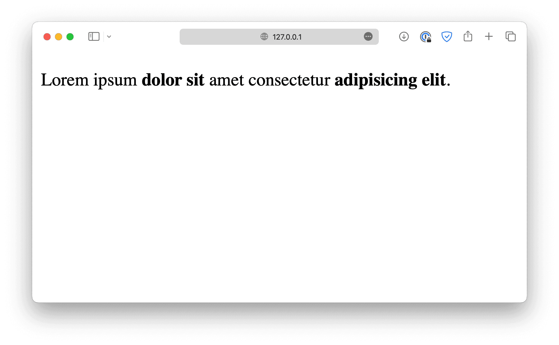 Bold Text