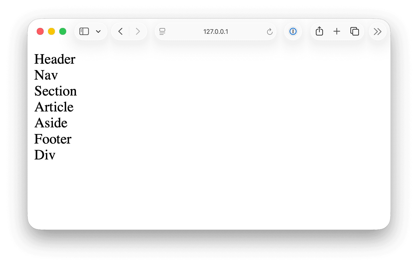 Layout Elements