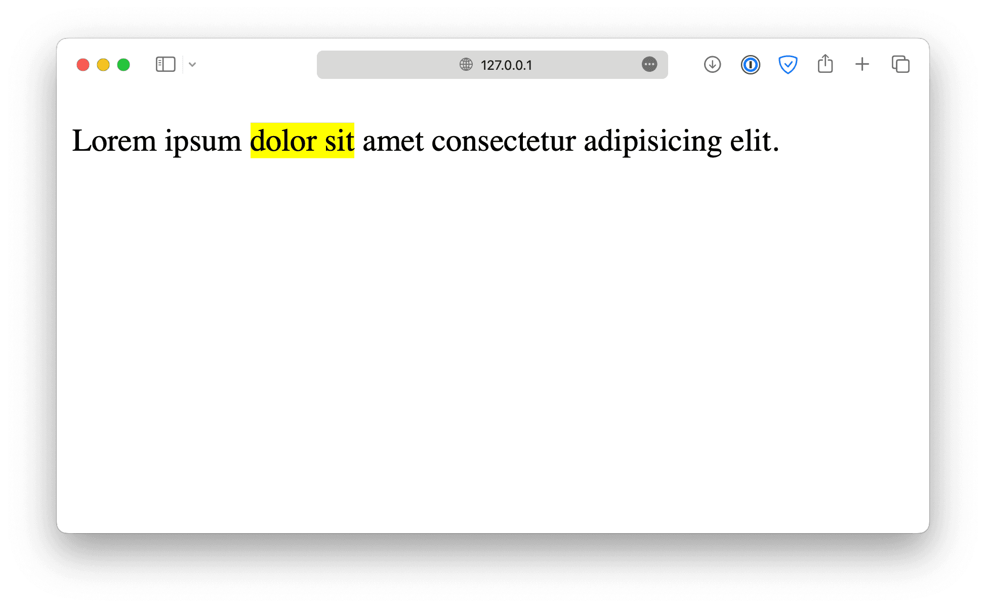 Highlighted Text
